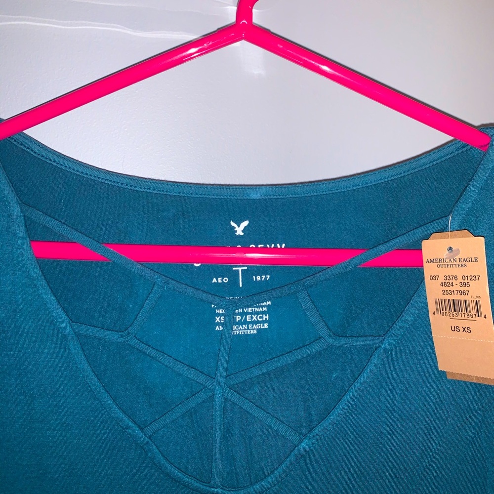 "Soft and Sexy" American Eagle long-sleeve blouse